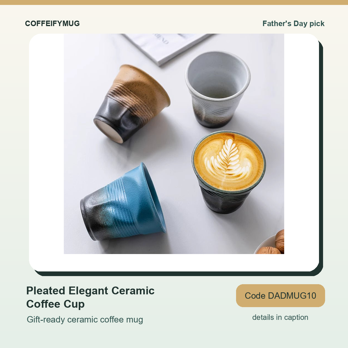 affogato cup home office practical purchase checklist with Retro 170 ml, Pleated 200 ml, and Emerald 270 ml options on a desk