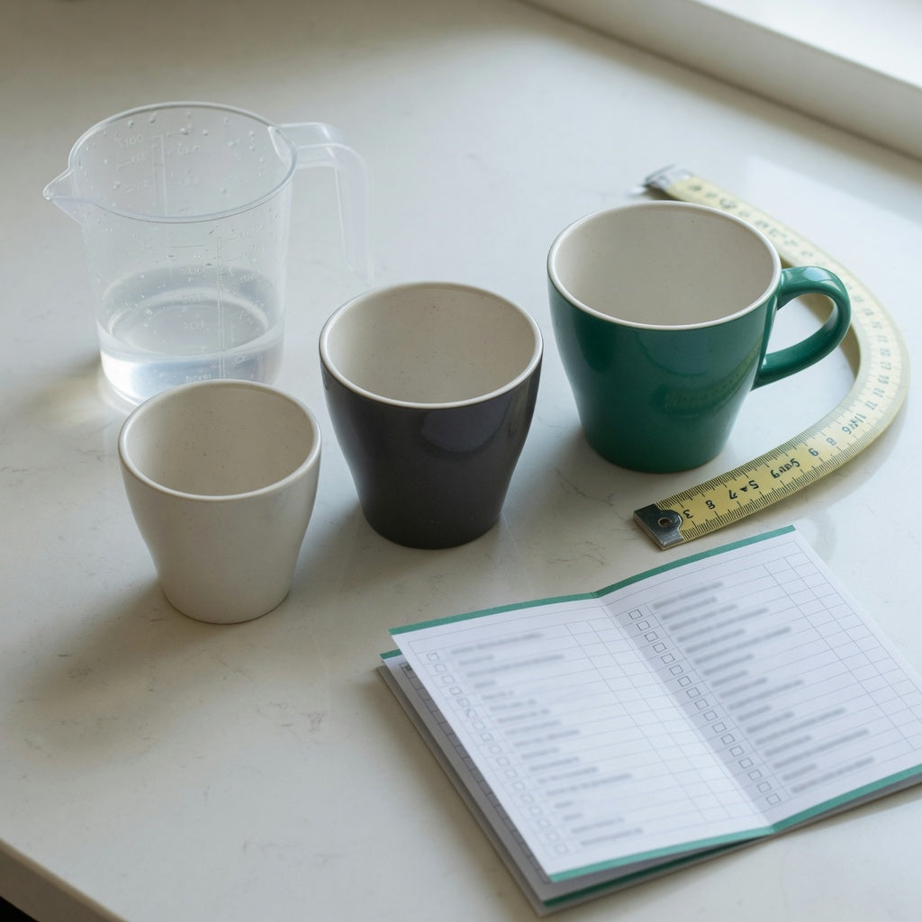 Decaf coffee cup first time buyer practical purchase checklist comparing 170 ml, 200 ml, and 270 ml cups