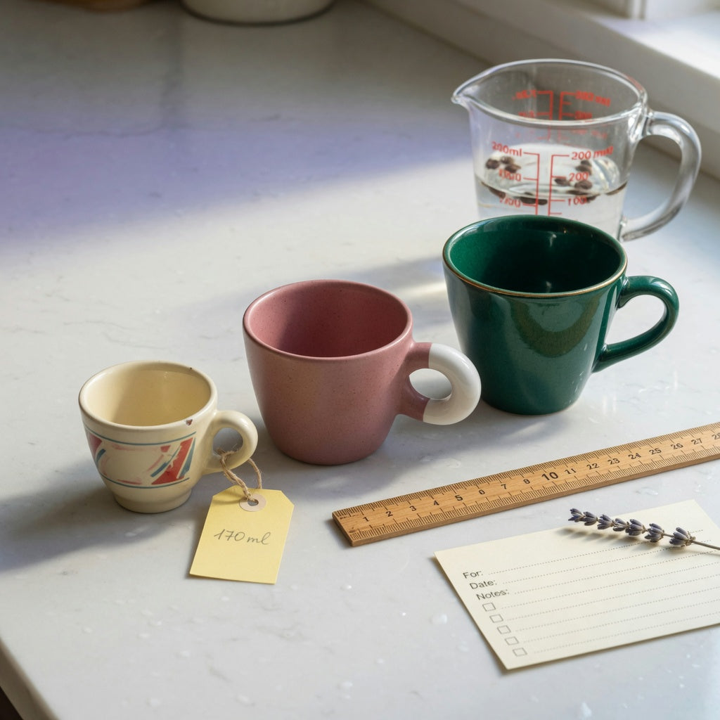 Piccolo cup gift choice practical purchase checklist comparing 170 ml, 250 ml ball-handle, and 270 ml cups