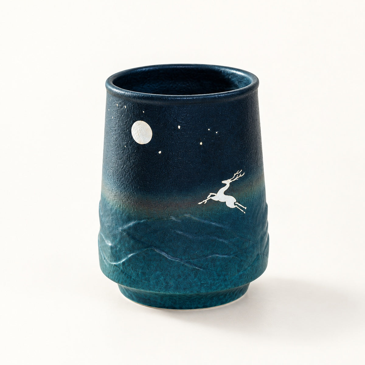 Ultramarine / Deer Companion stoneware mug variant