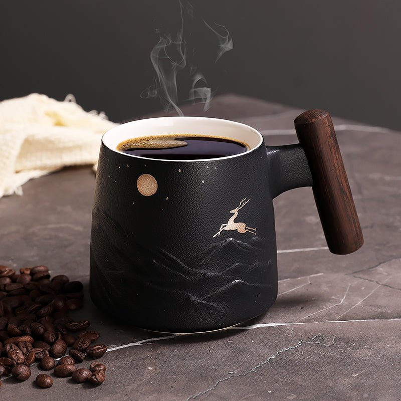 Elk and Moon Coffee & Tea Mug - CoffeifyMug