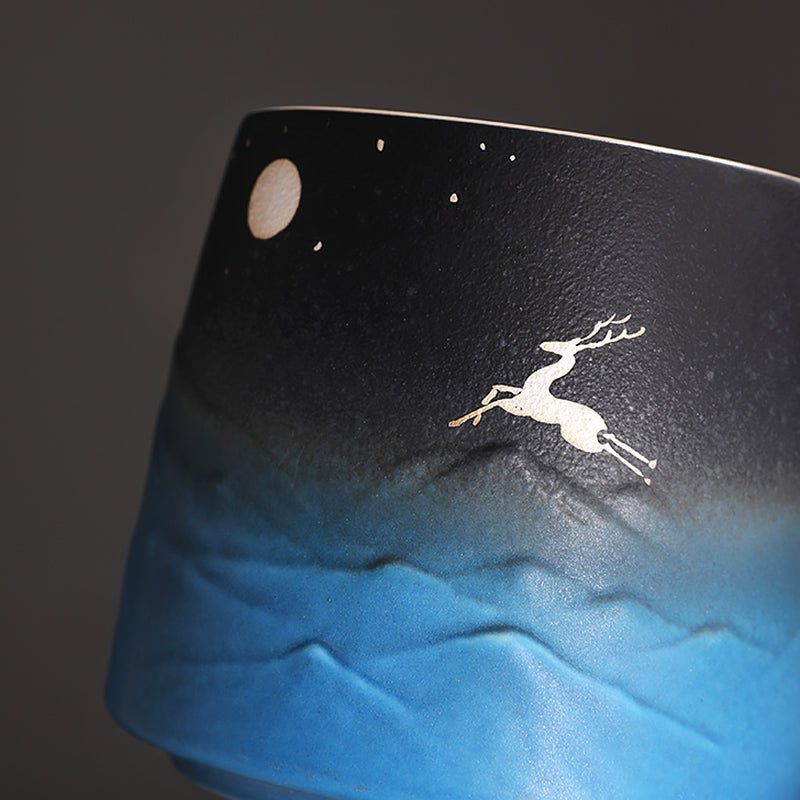 Elk and Moon Coffee & Tea Mug - CoffeifyMug