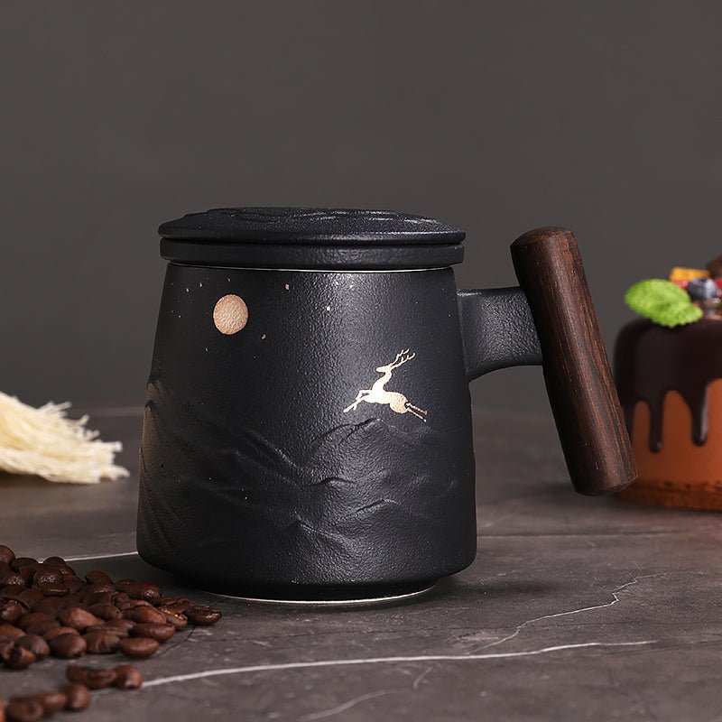 Elk and Moon Coffee & Tea Mug - CoffeifyMug