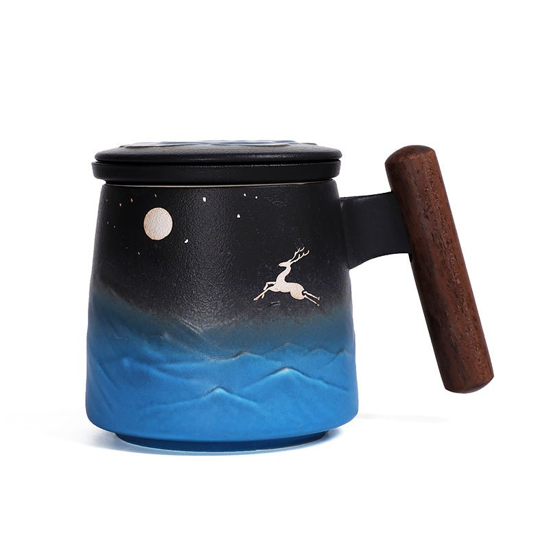 Elk and Moon Coffee & Tea Mug - CoffeifyMug