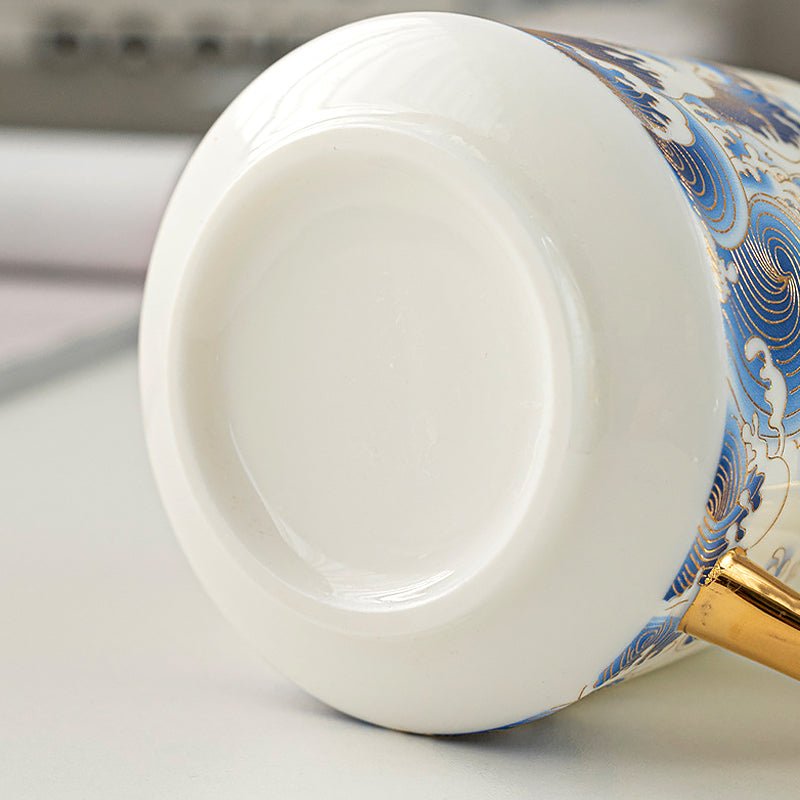 Golden Waves & Kio Coffee & Tea Mug - CoffeifyMug