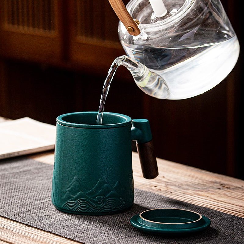 Green Waves Coffee & Tea Mug - CoffeifyMug