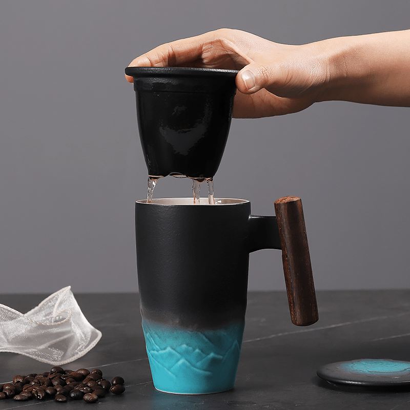 Mountain Tall Coffee & Tea Mug - CoffeifyMug
