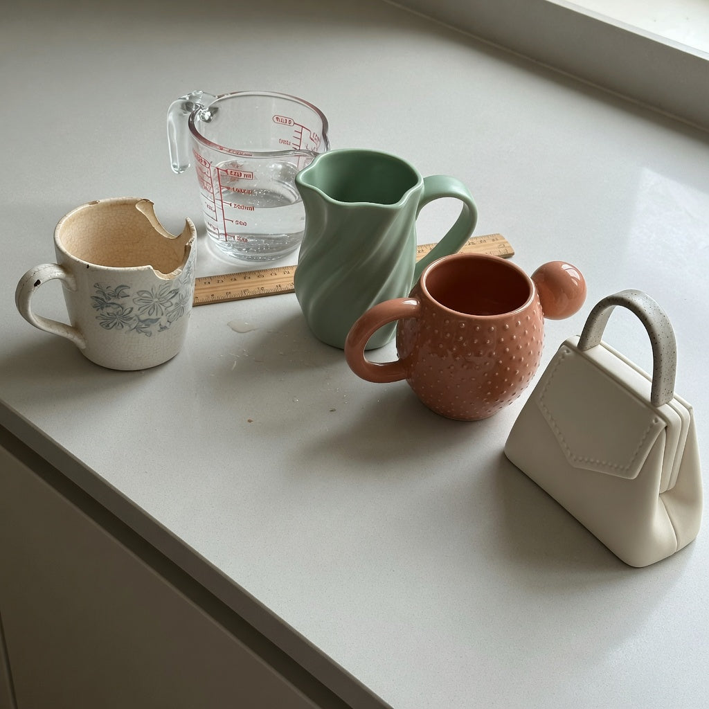 Ceramic sculptural mug replacement purchase practical purchase checklist comparing 250 ml, 310 ml, and 400 ml three-dimensional mug forms