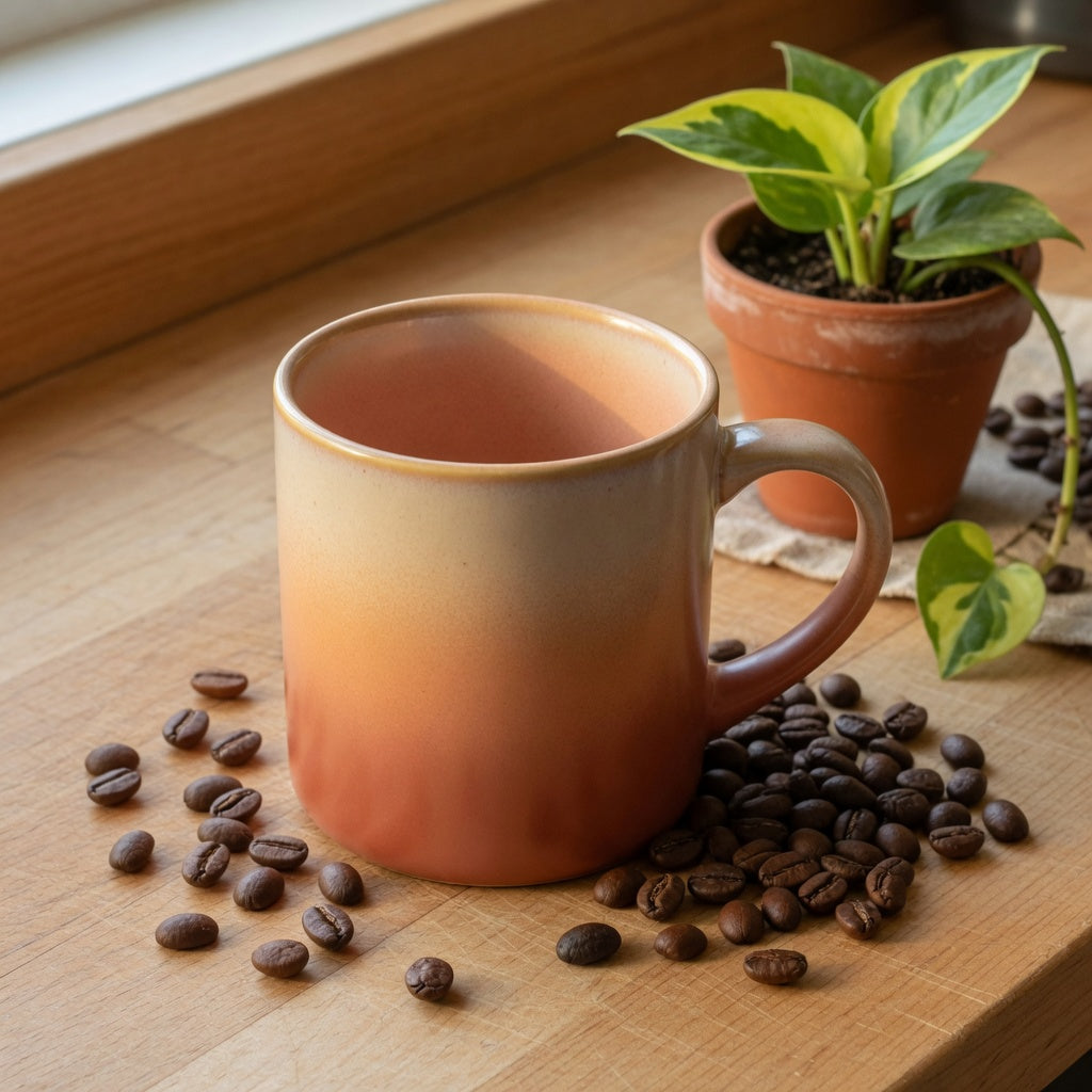 gradient coffee tea mug gift ideas for home decor lovers in modern kitchen setting