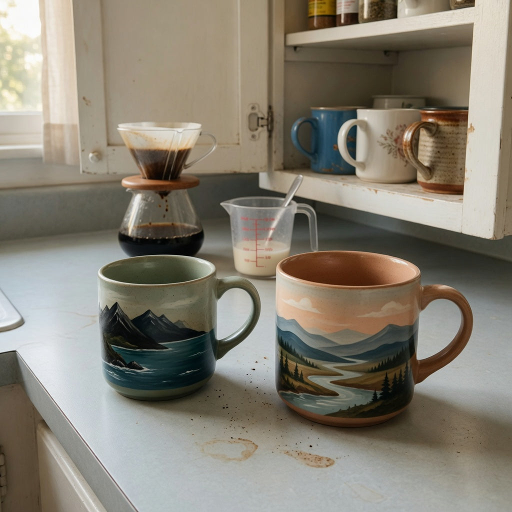 Kitchen scene for the ocean coffee mug everyday mug rotation product shortlist guide with mountain-sea and landscape mugs