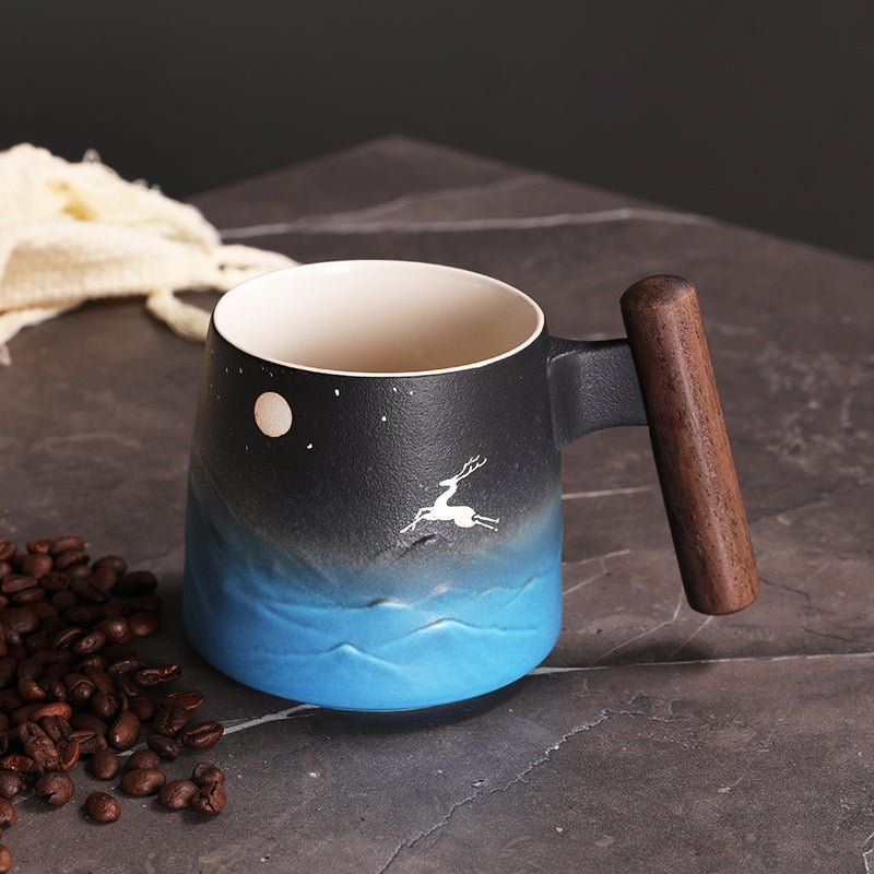 Elk and Moon Coffee & Tea Mug - CoffeifyMug